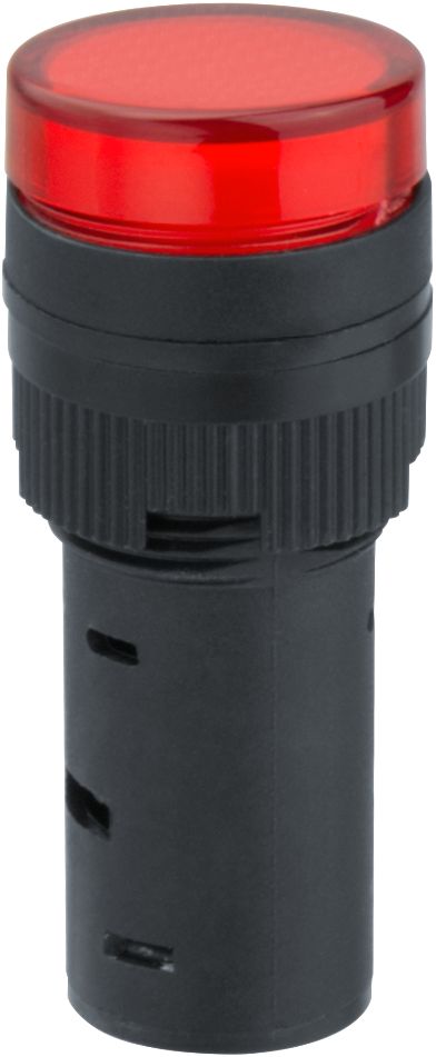 Лампа индикаторная Navigator 82 804 NBI-I-AD16-230-R красная d16мм 230В AC/DC