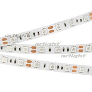 Светодиодная лента RT 2-5000 12V Blue 2x (5060, 300 LED, LUX) (Arlight, 14.4 Вт/м, IP20)