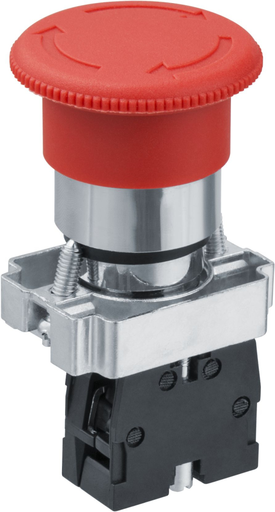 Кнопка Navigator 82 815 NBI-B-07 Грибок поворотн.блокировка d22мм NC