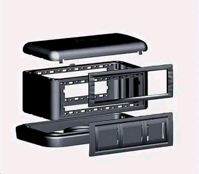 Вертикальное расширение напольной башенки BUS, черное