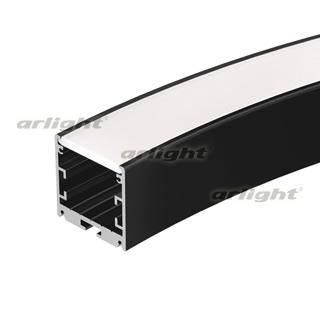 Профиль SL-ARC-3535-D800-A45 BLACK (320мм, дуга 1 из 8) (Arlight, Алюминий)