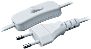 Шнур Navigator 61 724 NPS-FS-170-2x0.5-WH 1.7м с выкл. белый