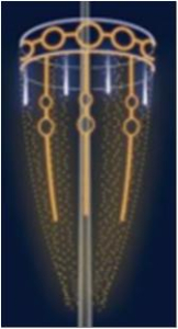 Консоль <3D конструкции> Бокалы   (размер по запросу)