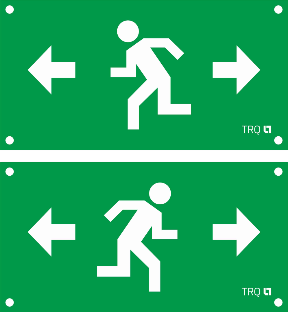 ПЭУ 020 Аварийный выход налево/направо (240х125) РС-M /комплект, 2шт./ MIZAR SP