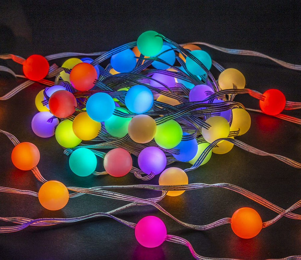 Гирлянда Navigator 93 715 NGF-D022-05 (умная гирлянда шарики RGB 66 12м IP20 TR)