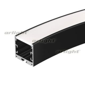 Профиль SL-ARC-3535-D800-A45 BLACK (320мм, дуга 1 из 8) (Arlight, Алюминий)