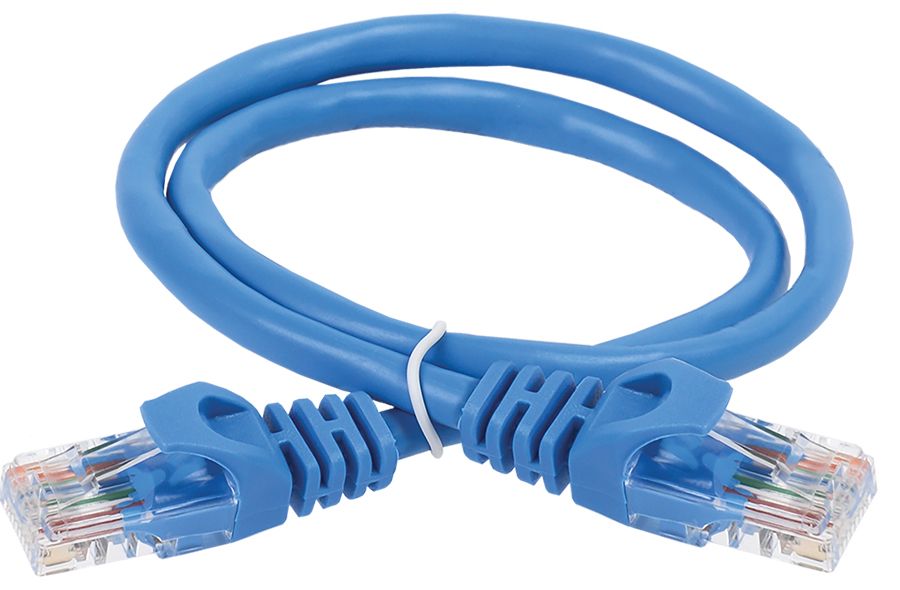 ITK Коммутационный шнур кат. 6 UTP PVC 10м синий