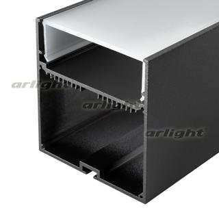Профиль с экраном SL-LINE-7477-2500 BLACK+OPAL (Arlight, Алюминий)