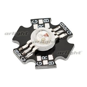 Мощный светодиод ARPL-Star-3W-EPA-RGB (350mA, W/W) (Arlight, Emitter)