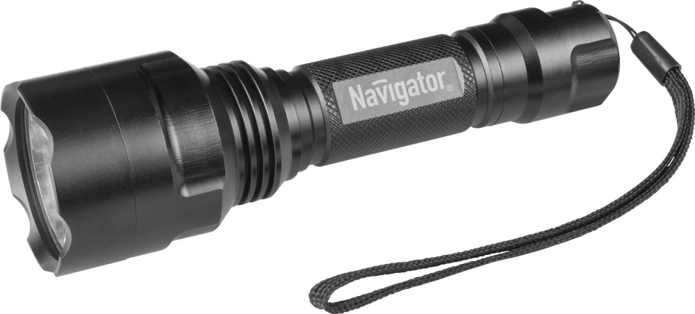Фонарь Navigator 71 583 NPT-P03-18650 алюм. проф. 1 CREE LEDx10Вт. Акк. 3.7В 2А