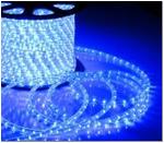 LED-XD-2W-100M-240V-B-S Flash (каждый 6-ой), синий,13мм, (2м)