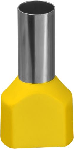 Наконечник Navigator 61 043 NET-E2-6.0-14-B50 НШВИ2, желт.2 провода (50шт/упак)