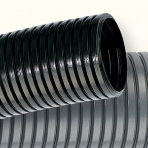 Труба ПА 6 гофр. DN10мм, ПВ-2, Dвн 9,7 мм, Dнар 13,0 мм, цвет чёрный