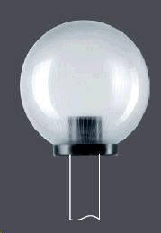 NTV 132 E75 "шар" прозрачный 300 светильник