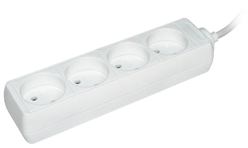 Удлинитель У4 4 места 2Р/5метров 2х0.75мм2 10А/250 IEK