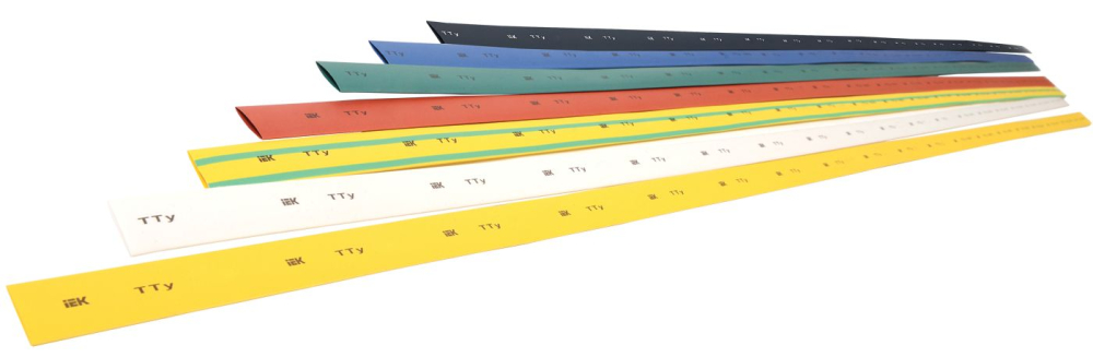 Термоусадочная трубка ТТУ 45/22,5 желтая 1 м IEK