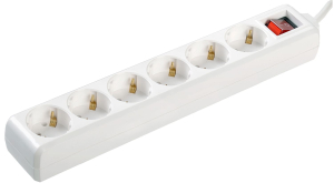 Удлинитель У06К-выкл. 6 мест 2Р+PЕ/3метра 3х1мм2 16А/250 IEK
