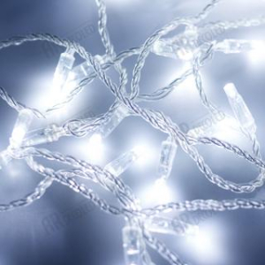 Светодиодная гирлянда ARD-STRING-CLASSIC-10000-CLEAR-100LED-FLASH WHITE (230V, 7W) (Ardecoled, IP65)