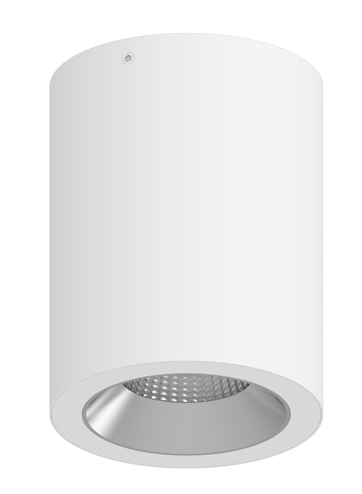 Светодиодный светильник VARTON DL-02 Tube накладной 220х150 мм 55 Вт 3000 K 35° RAL9010 белый матовый