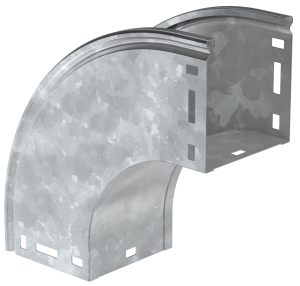 Поворот плавн. 90град тип В20 ESCA 100х100мм HDZ IEK