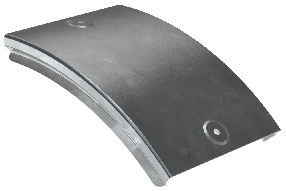 Крышка поворота плавн. 45град тип В20 ESCA 80мм HDZ IEK