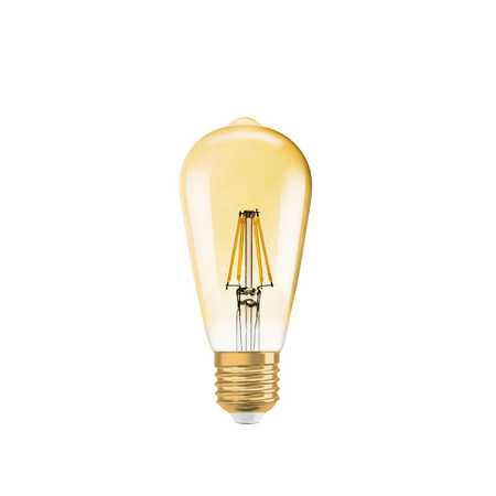 Лампа Vintage 1906 LED CL Edison  FIL GOLD 37 non-dim  4W/825 E27