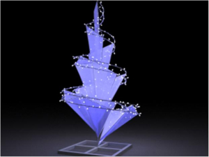 Инсталляция <отсутствие серии> Елочка Кристалл (2140*1130)