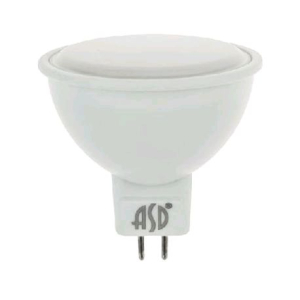 Лампа светодиодная LED-JCDR-standard 5.5Вт 230В GU5.3 3000К 495Лм ASD