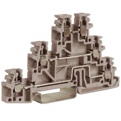 TLD.2(Ex)i, 3 уровневый проходной зажим синий 2,5 кв.мм (замена на DKIDR-1.5)