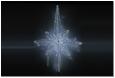 FLESI-LED-FL-001-Елочная макушка"Полярная звезда" белая/белая флэш (РФ) 150Х117см.