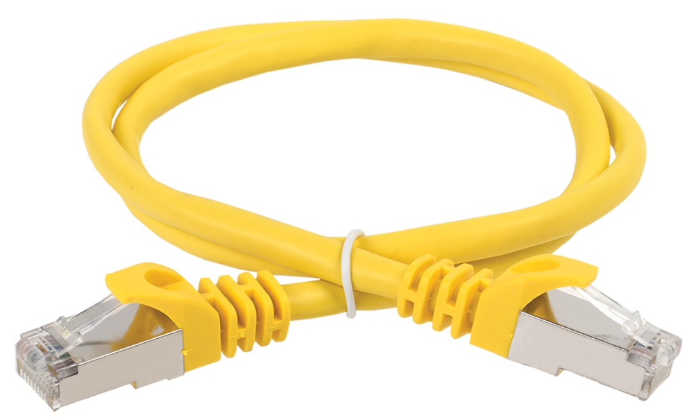 ITK Коммутационный шнур кат. 5Е FTP LSZH 3м желтый