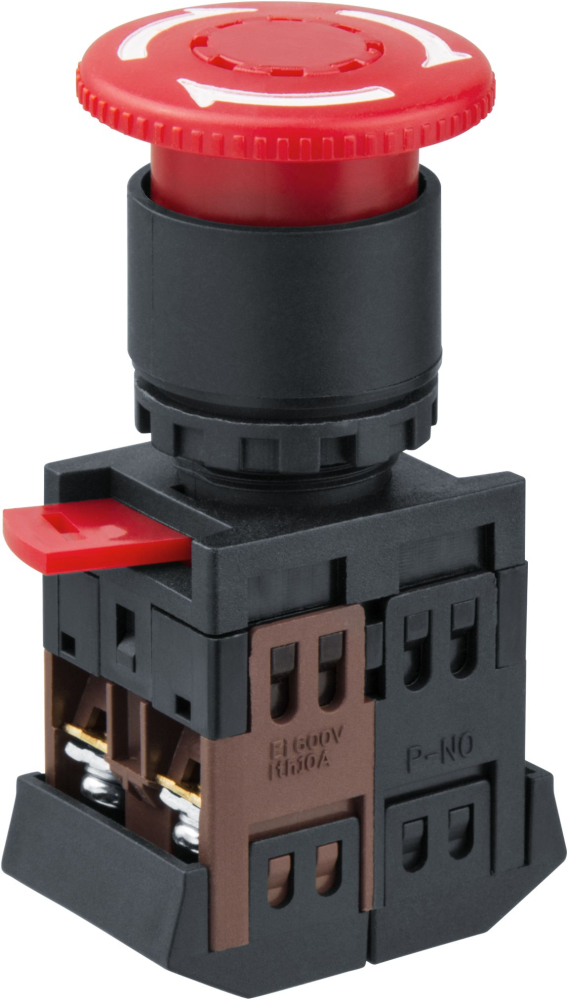 Кнопка Navigator 82 814 NBI-B-06 Грибок поворотн.блокировка d22мм NO+NC