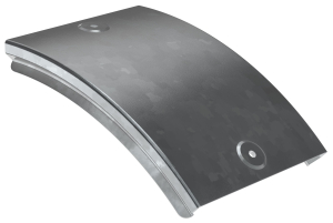 Крышка поворота плавн. 45град тип В20 ESCA 100мм HDZ IEK