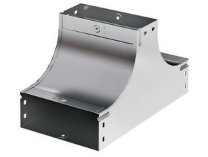 Т-Ответвитель вверх TS 100/80 в комплекте с крепежными элементами и соединительными пластинами, необходимыми для монтажа, горячеоцинкованный