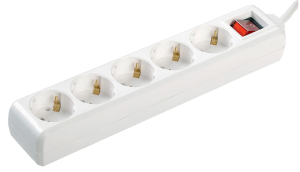 Удлинитель У05К-выкл. 5 мест 2Р+PЕ/3метра 3х1мм2 16А/250 IEK