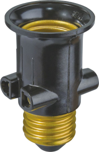 Патрон электрический Navigator 71 695 NLA-E27-S-E27 переходник Е27 на розет и Е2