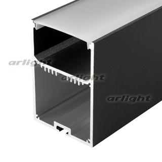 Профиль с экраном SL-LINE-4970-2500 BLACK+OPAL (Arlight, Алюминий)