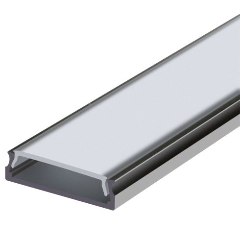 Профиль  PAL 2406 накладной (2м) анодированный