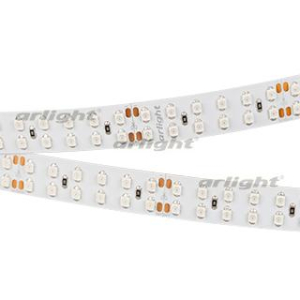 Светодиодная лента RT 2-5000 24V Yellow 2x2 (3528, 1200 LED, LUX) (Arlight, 19.2 Вт/м, IP20)