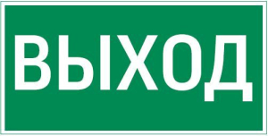 Flip пиктограмма "ВЫХОД"