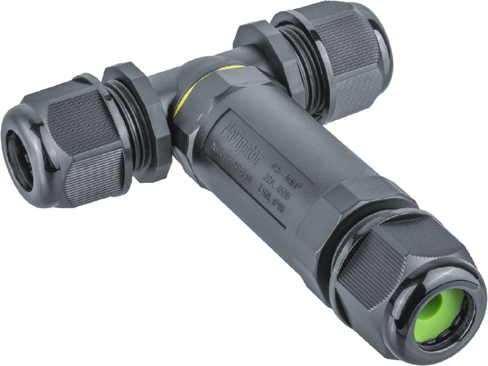 Коннектор Navigator 82 833 NTB-T01-5P-IP68 T-образный 5PIN