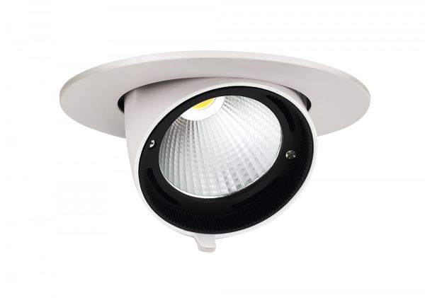 Светильник PLED DL4 30W 4000K 24° поворот  White  IP40 Jazzway