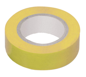 Изолента 0,13х15 мм желтая 20 метров ИЭК