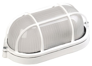 Светильник НПП1202 белый/овал с реш. 100Вт IP54 ИЭК