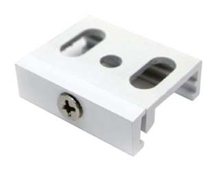 Комлект для накладного монтажа шинопровода черный (1 скоба и комплект креплений)