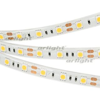Светодиодная лента RTW 2-5000SE 12V Warm 2x (5060, 300 LED, LUX) (Arlight, 14.4 Вт/м, IP65)