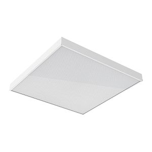 Светодиодный светильник VARTON A070 2.0 офисный 35 Вт встраиваемый/накладной 4000 K 595х595х50 мм IP40 с рассеивателем призма