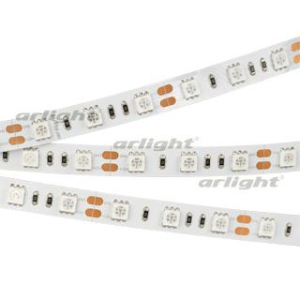 Светодиодная лента RT 2-5000 12V Blue 2x (5060, 300 LED, LUX) (Arlight, 14.4 Вт/м, IP20)