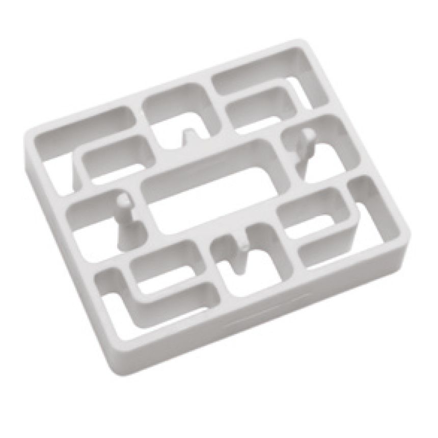 Проставка F, комплект, 2 шт Проставка, ПК, для установки на поверхность из нормально воспламеняемых материалов, для ДПО12, ЛПО46 Luxe