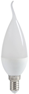 Лампа светодиодная ECO CB35 свеча на ветру 5Вт 230В 3000К E14 IEK